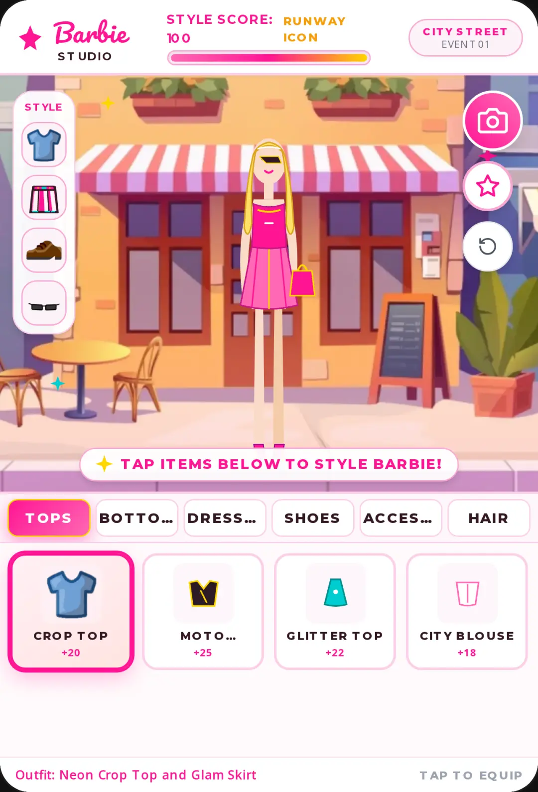 Barbie Fashion Studio - City Street Style (only girl) cover