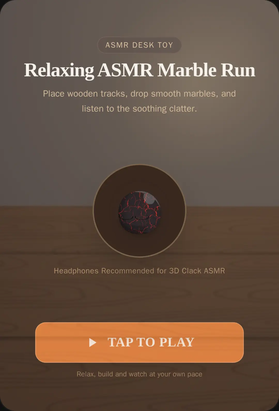 Relaxing ASMR Marble Run cover