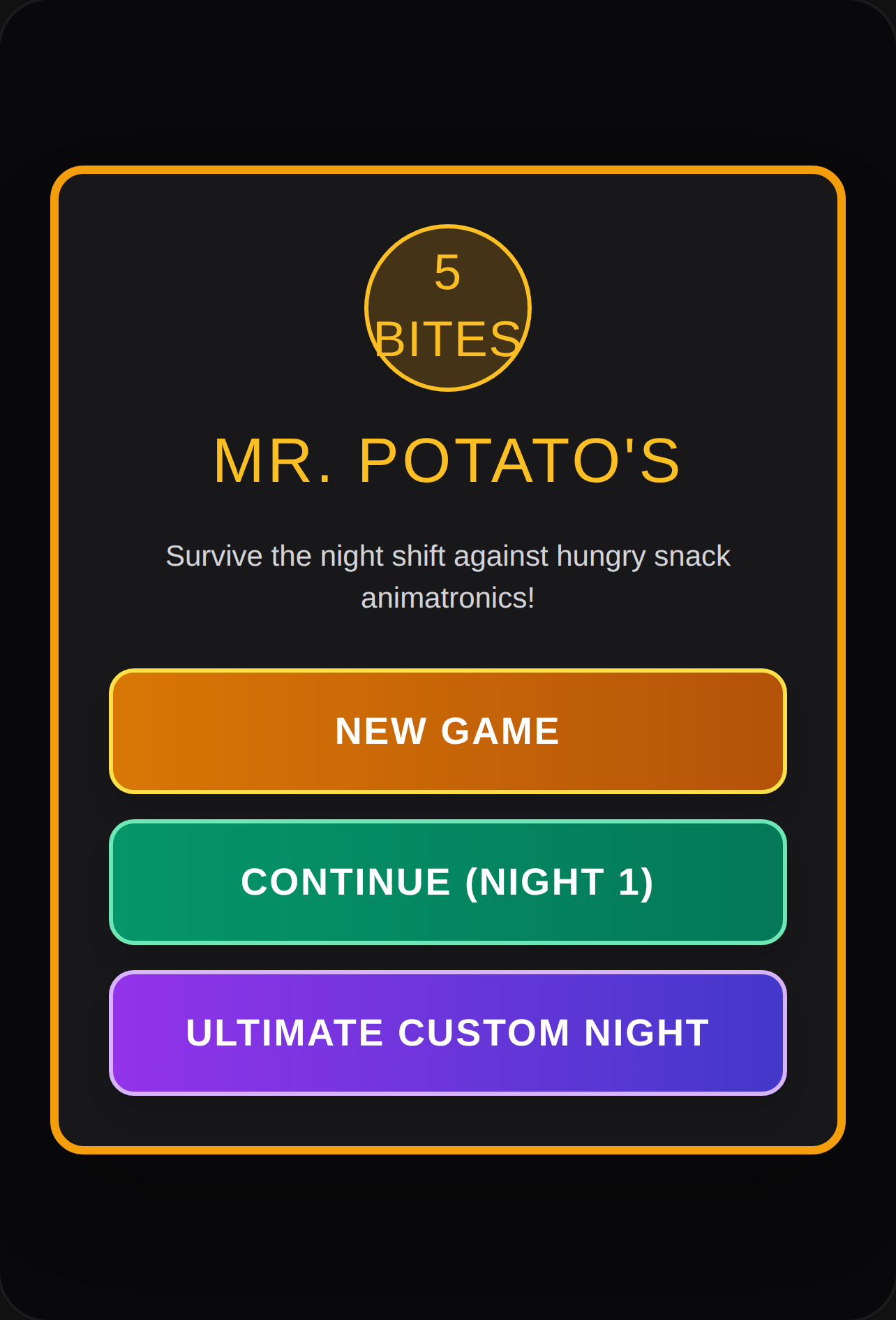 Five Bites at Mr. Potato's cover