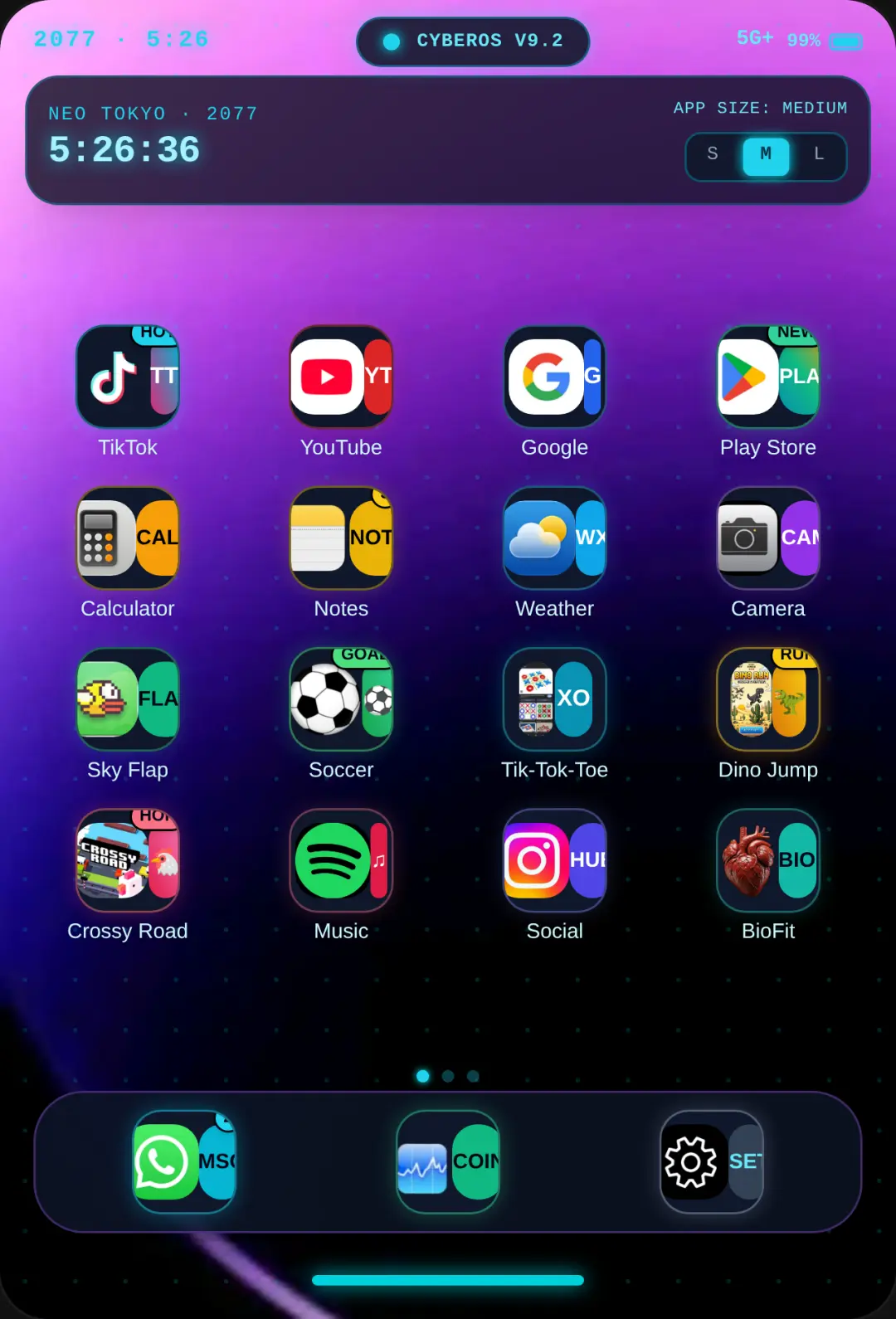Cyber OS - 20 Apps Simulator cover
