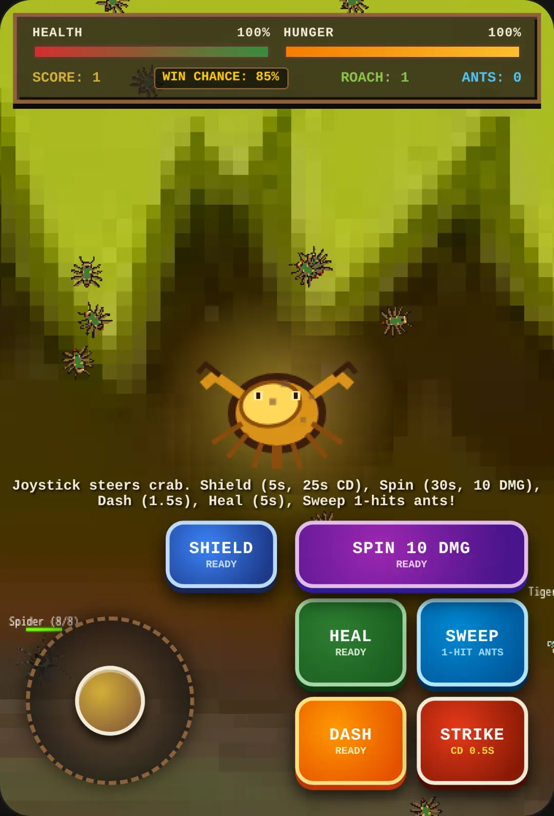 Crab fighters:extreme survival cover