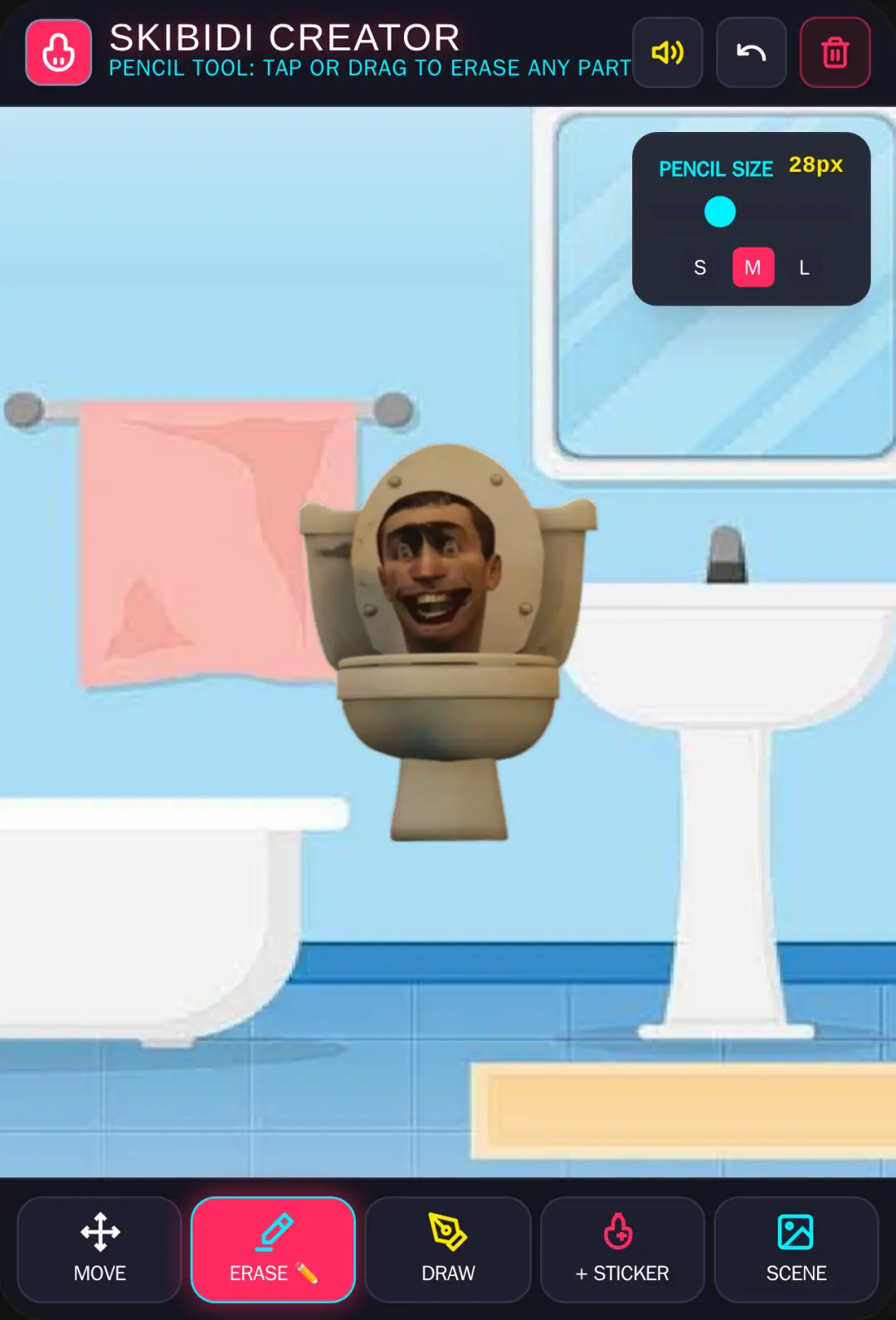 Skibidi Toilet Cut & Erase Studio cover