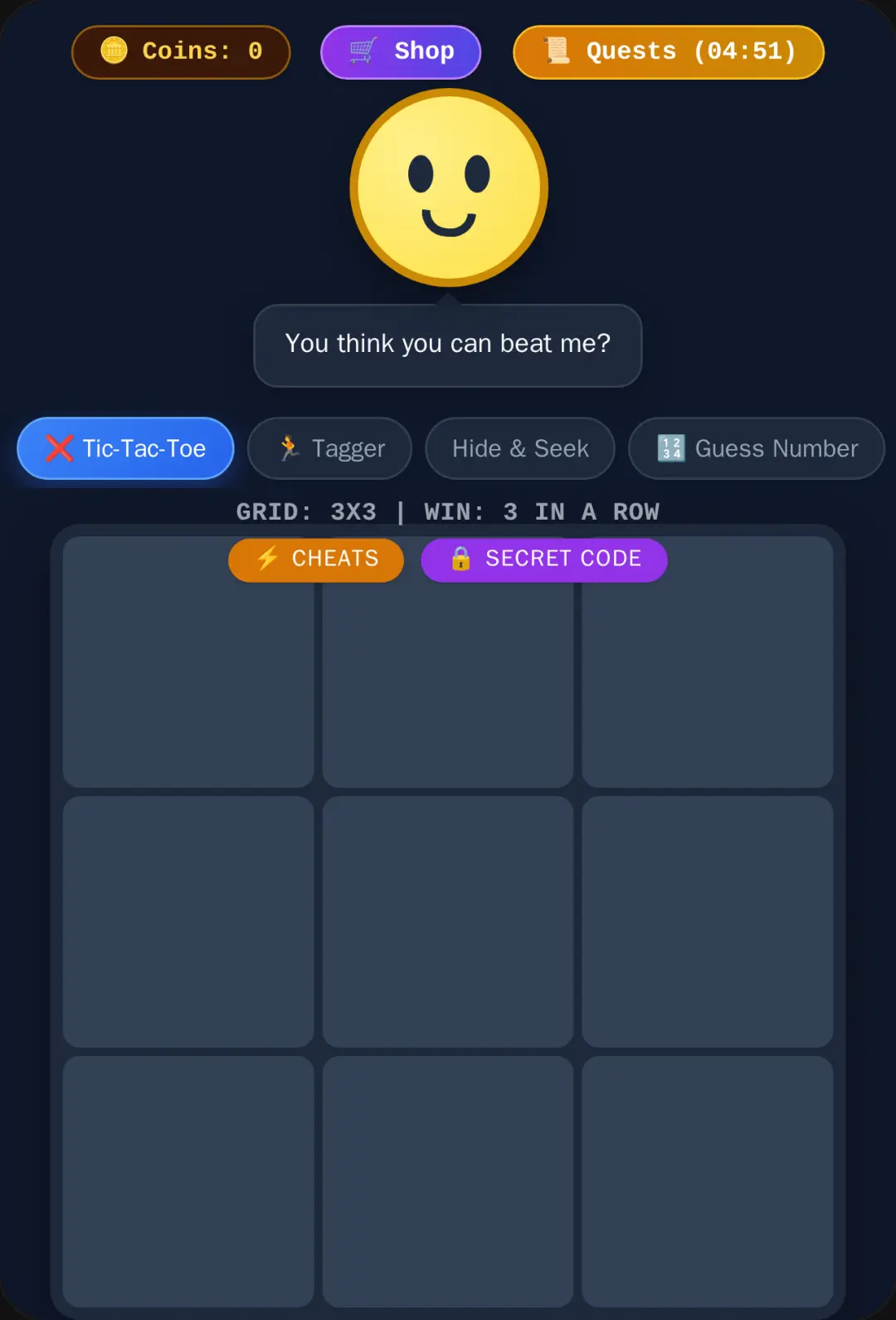 Angry Smiley Arcade - Deluxe Mini Game Hub cover