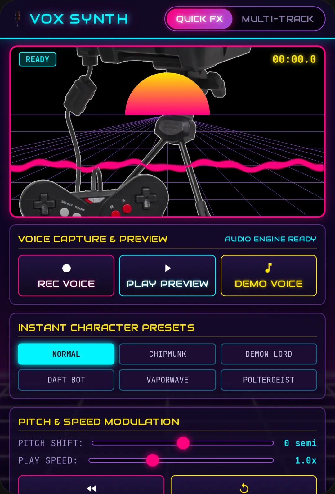 VOX SYNTH // NEON VOICE STUDIO cover
