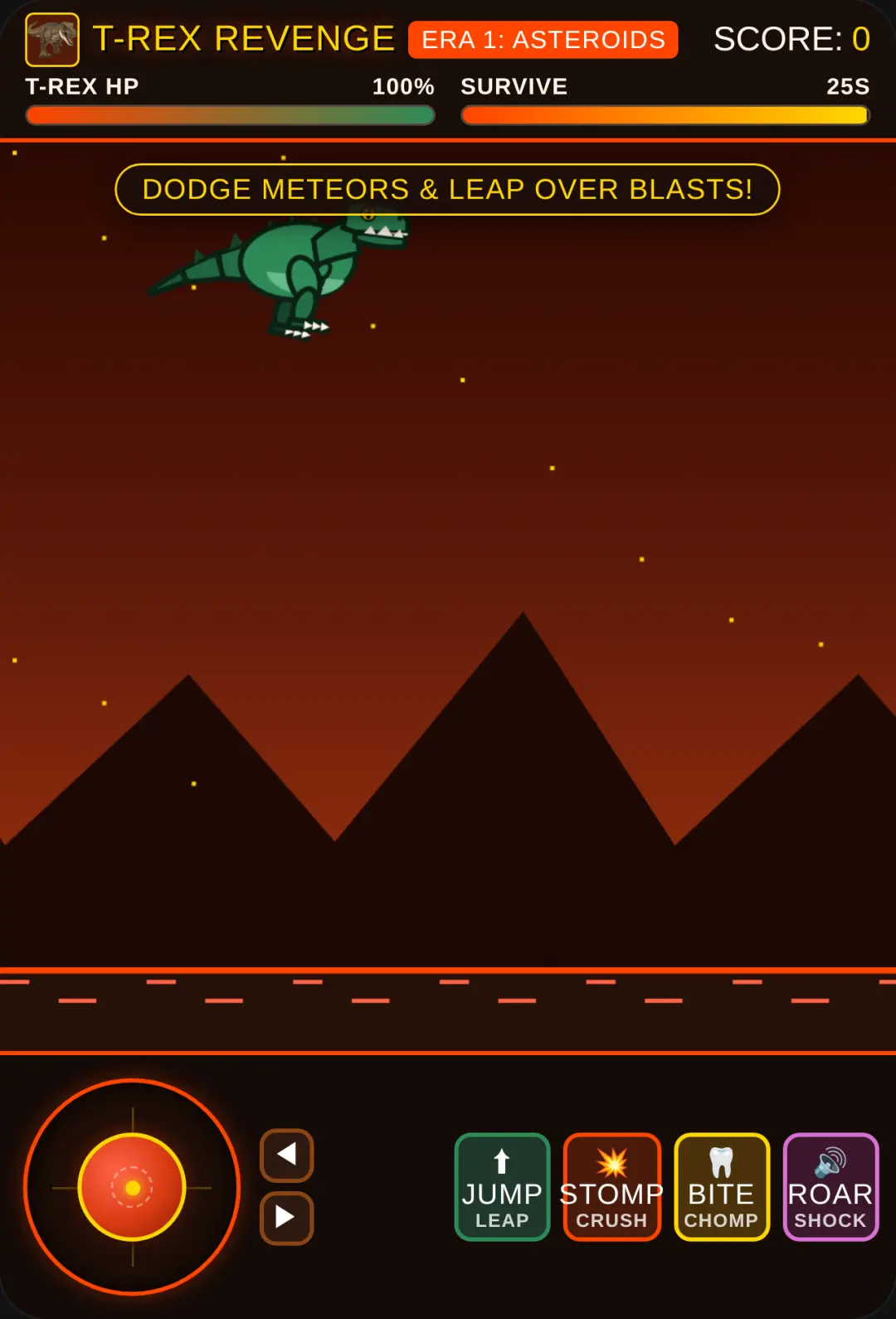 T-Rex: Asteroid Revenge cover