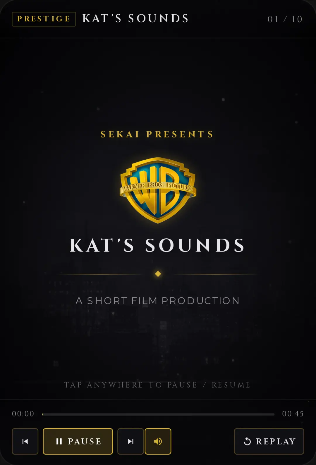 Cinematic End Credits cover