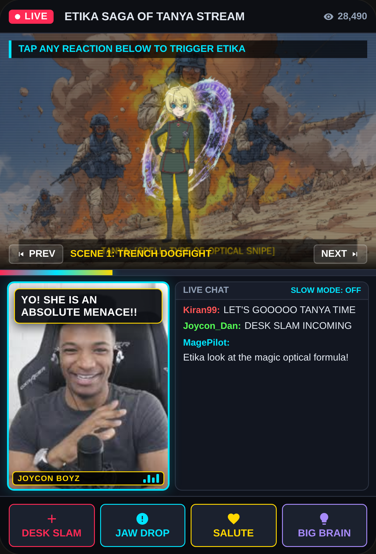 Etika Reacts: Tanya the Evil funny cute anime video cover