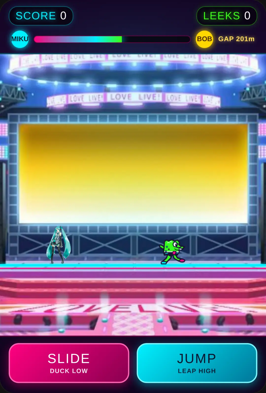 Miku Chase SpongeBob cover