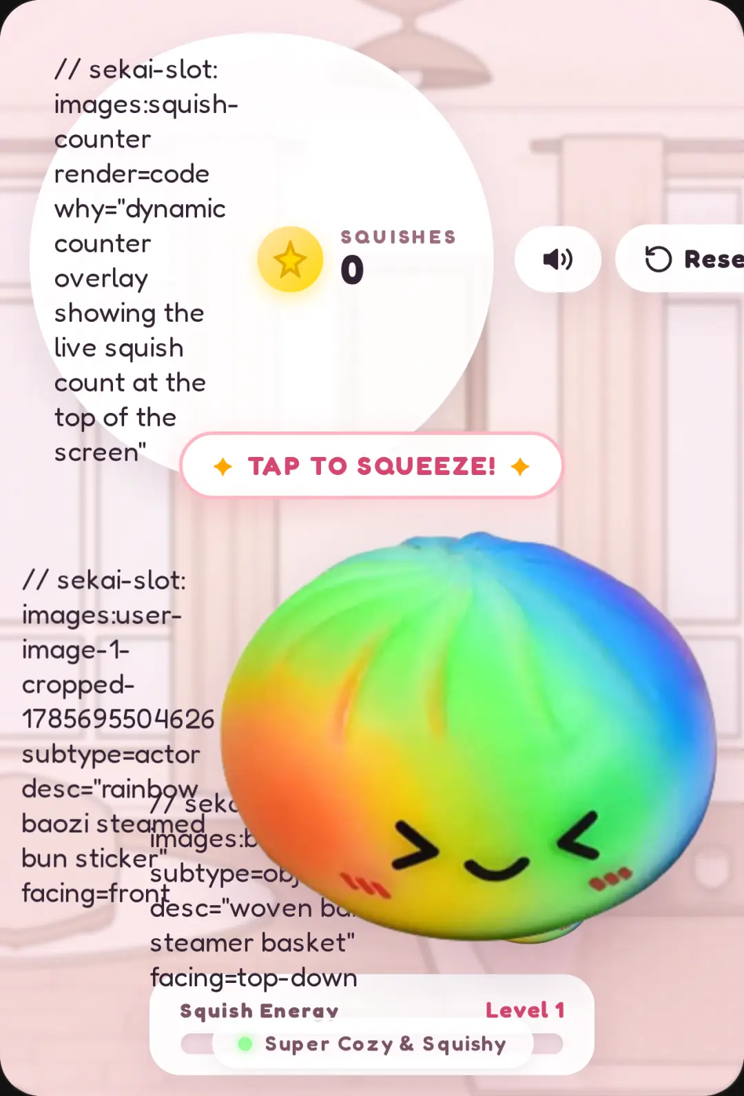 Rainbow Baozi Squishy Toy cover