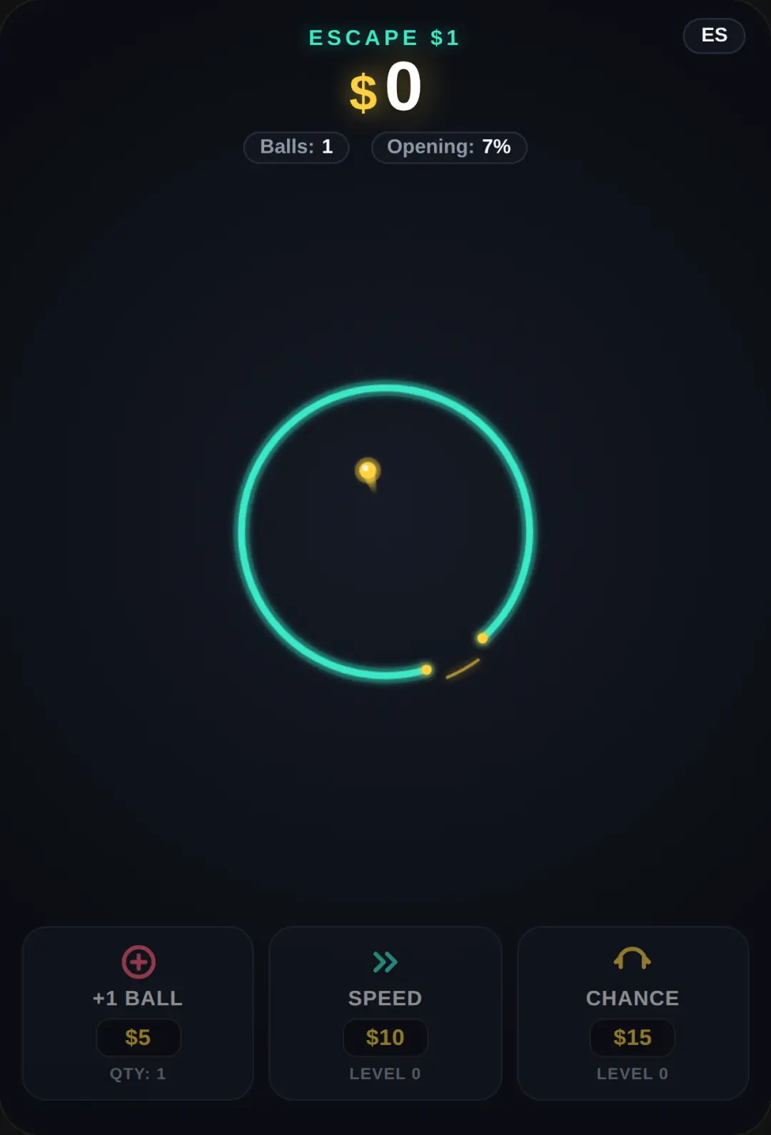 Escape $1 - Ball Circle cover