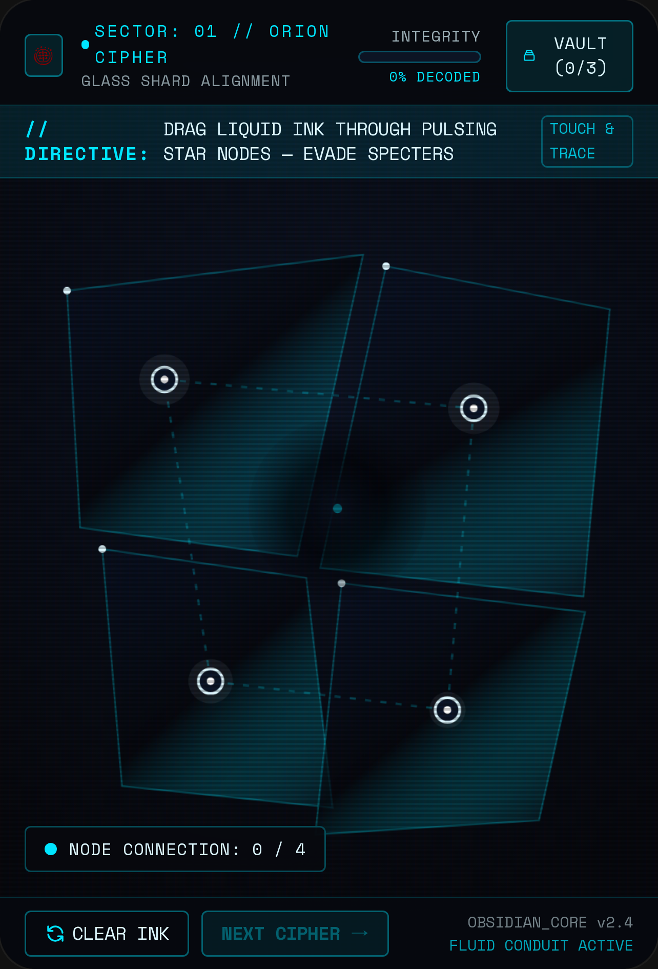 Obsidian Shard · Constellation Cipher cover