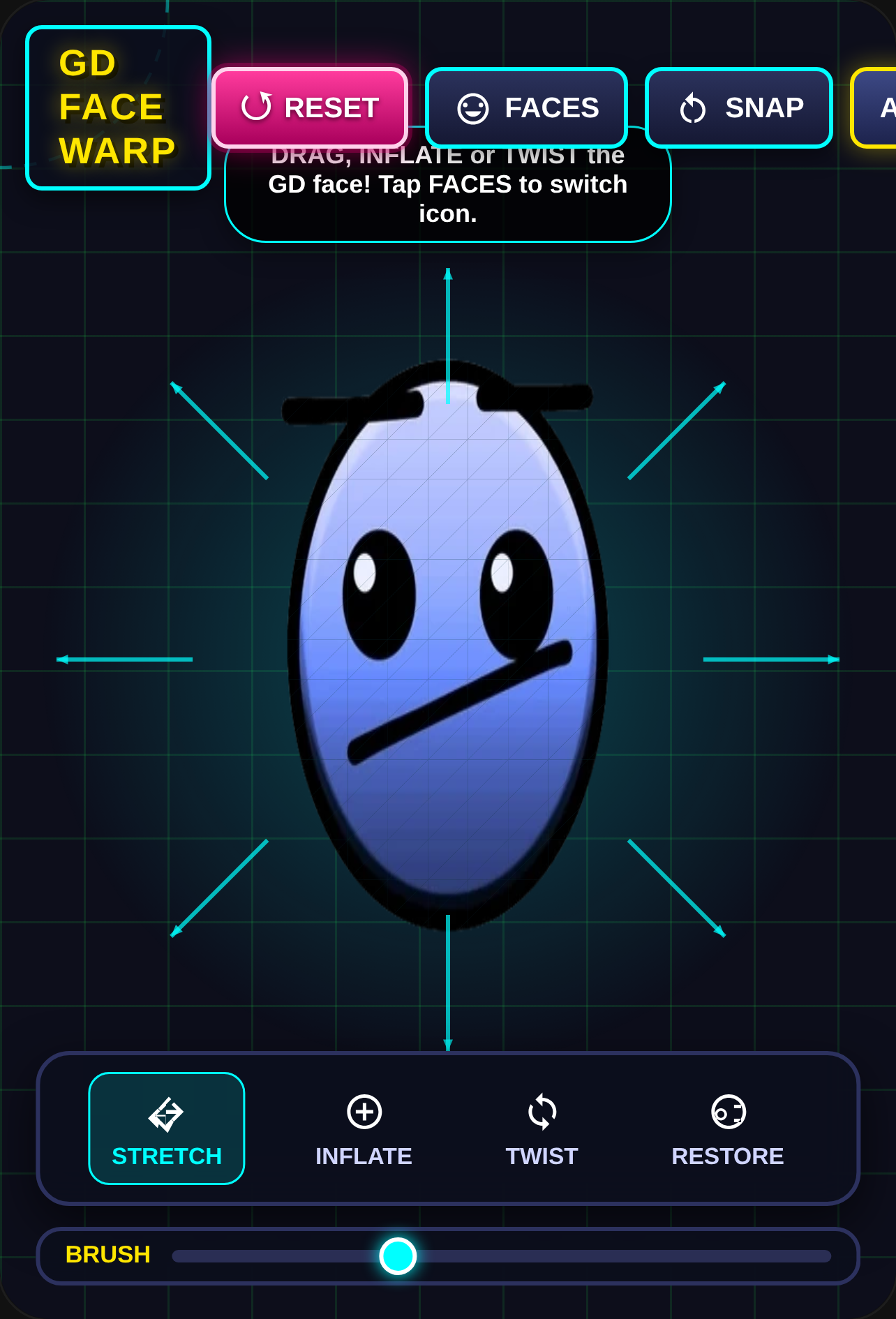 Geometry Dash Face Stretcher cover