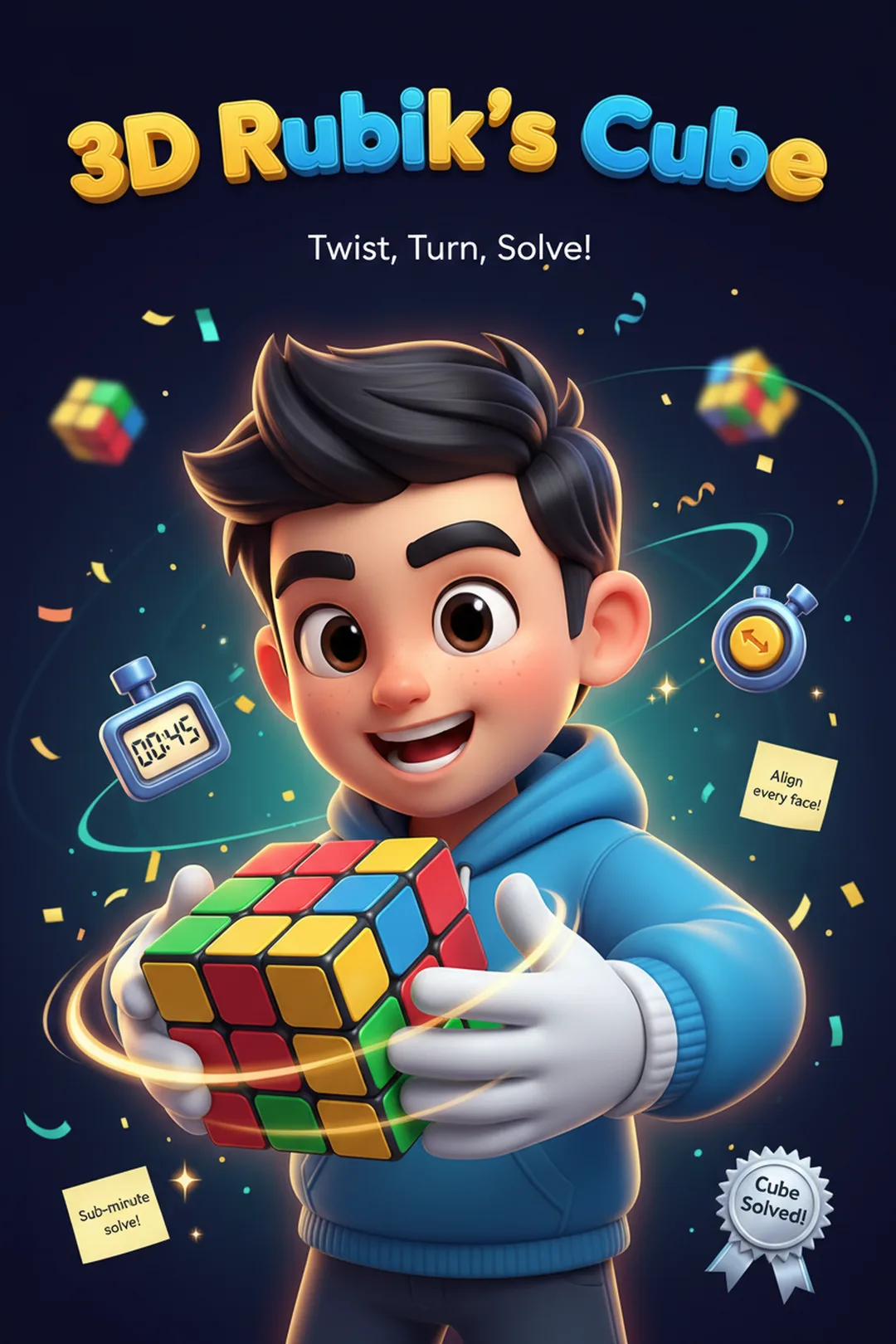 3D Rubik's Cube cover