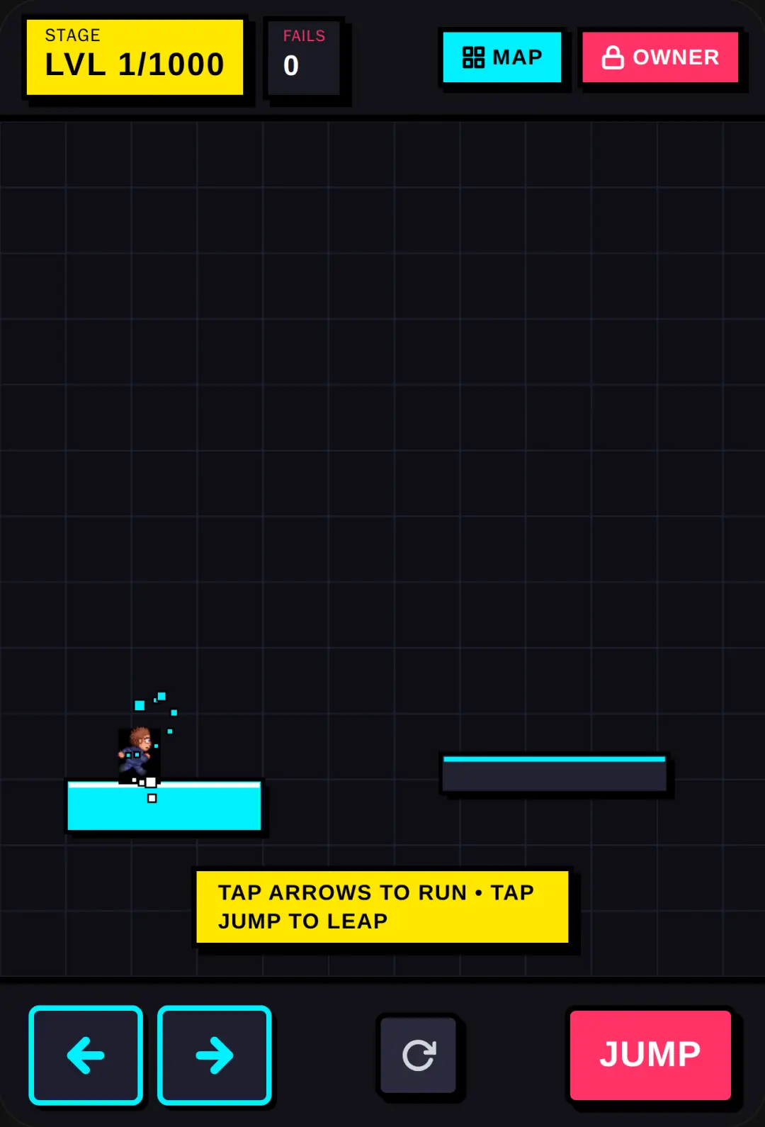 Parkour 1000 - Neobrutalist Platformer cover