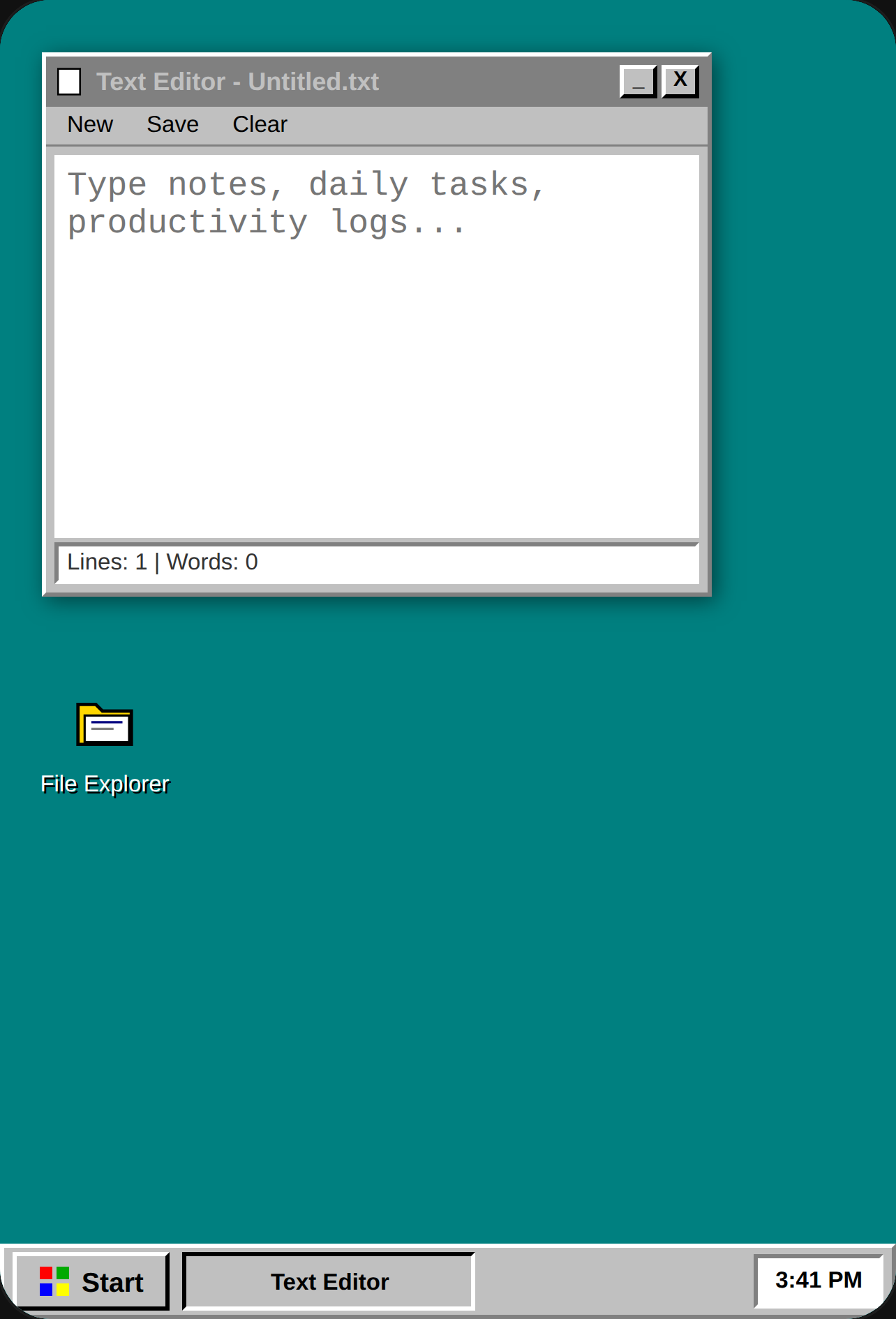 Windows 3.4.5 - Retro Productivity Simulator cover