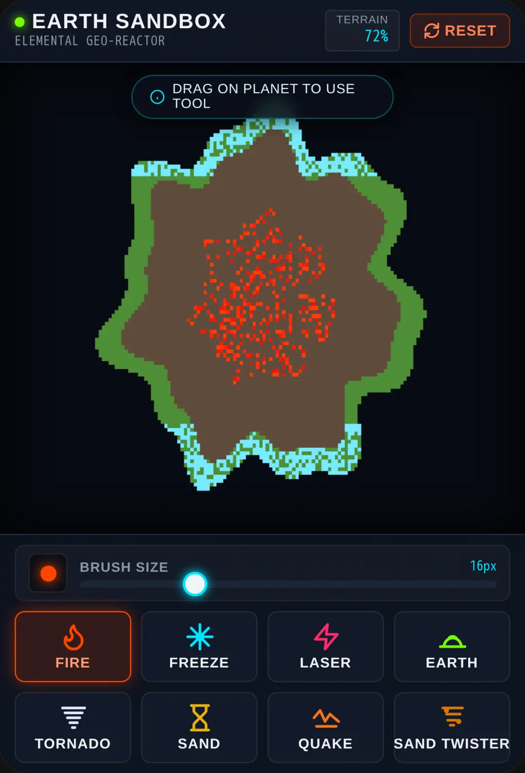 Earth Sandbox Terminal cover