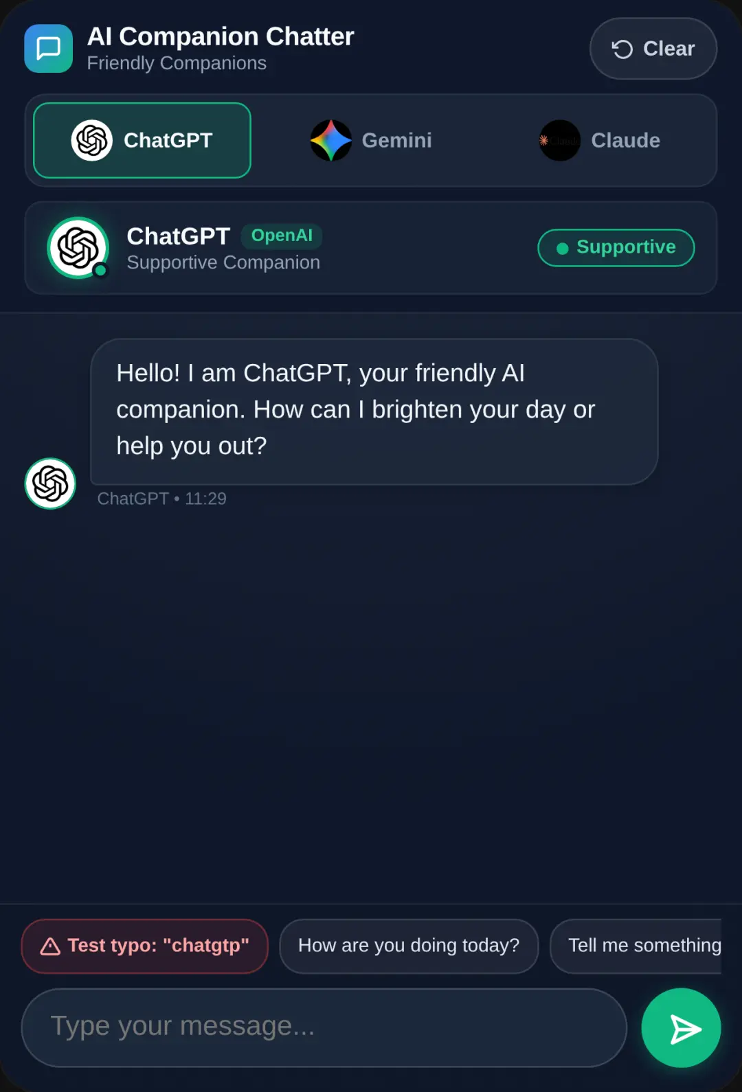AI Companion Chatter cover