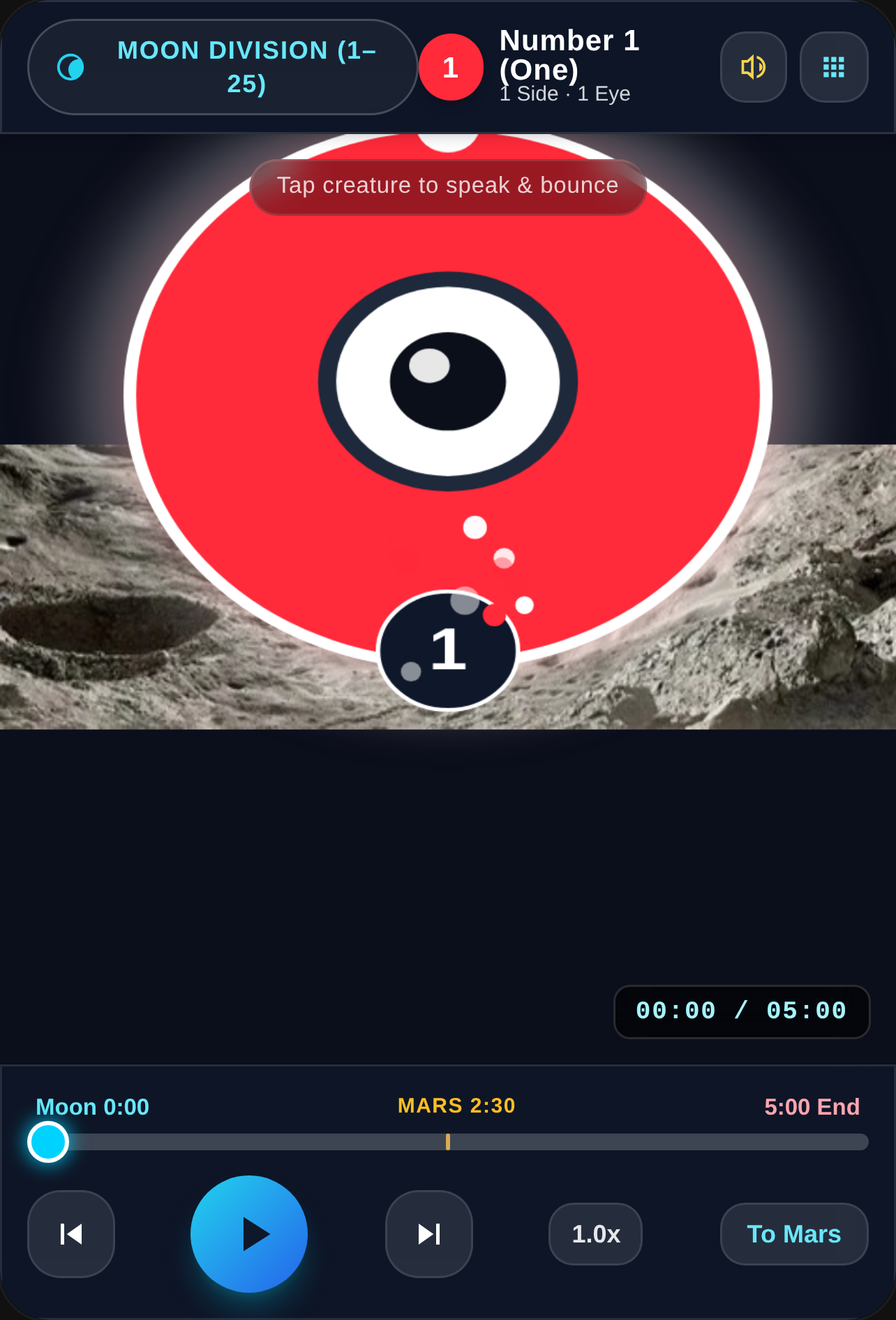 Numbers 1 to 50 · Moon & Mars Expedition cover