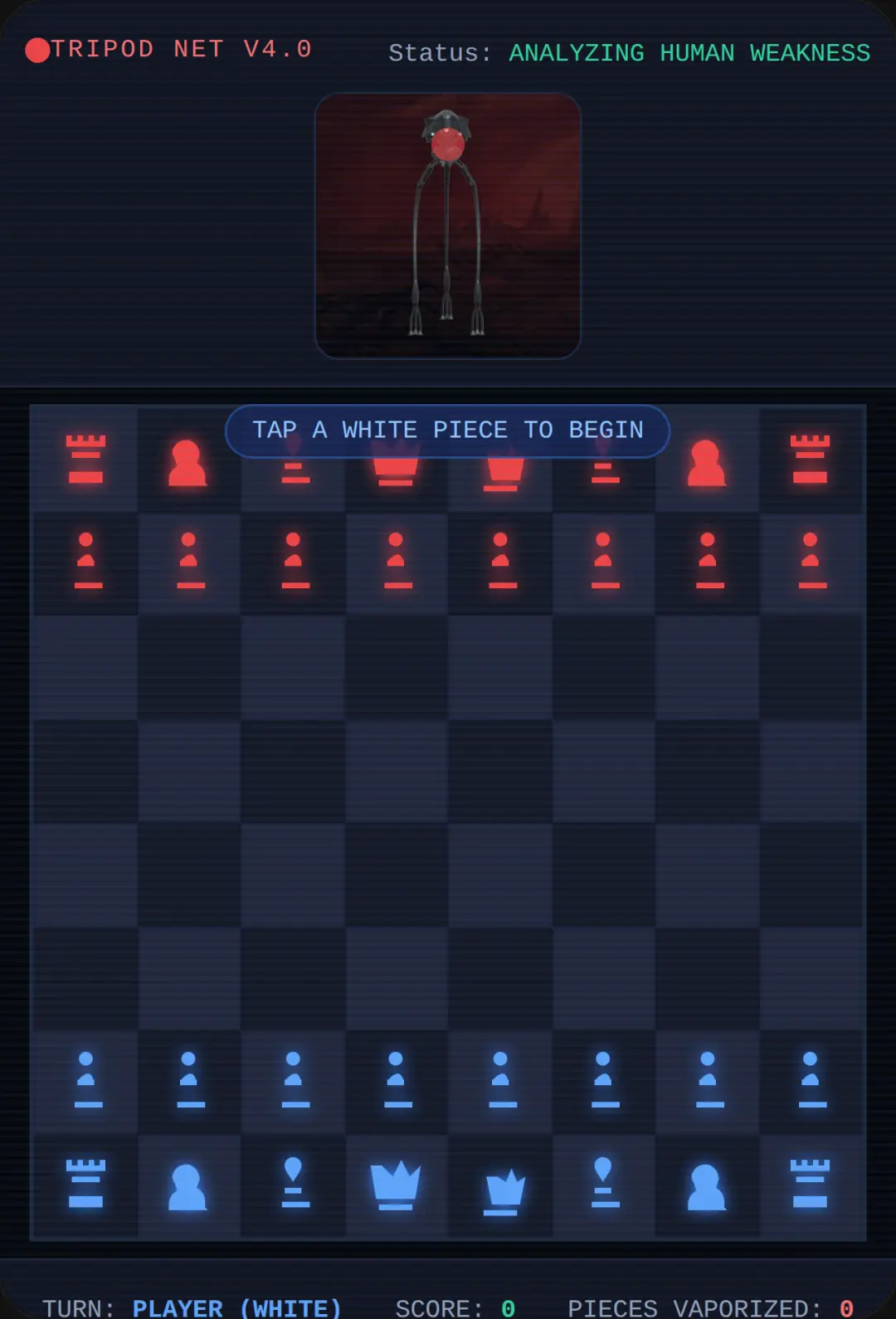 Tripod Chess Invasion cover