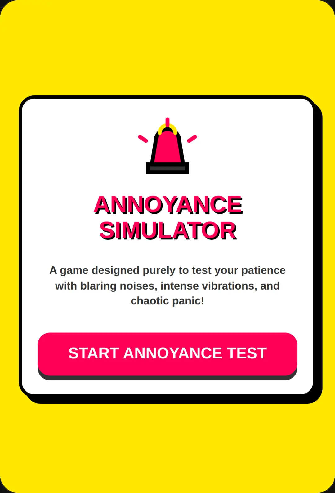 The Ultimate Annoyance Game cover