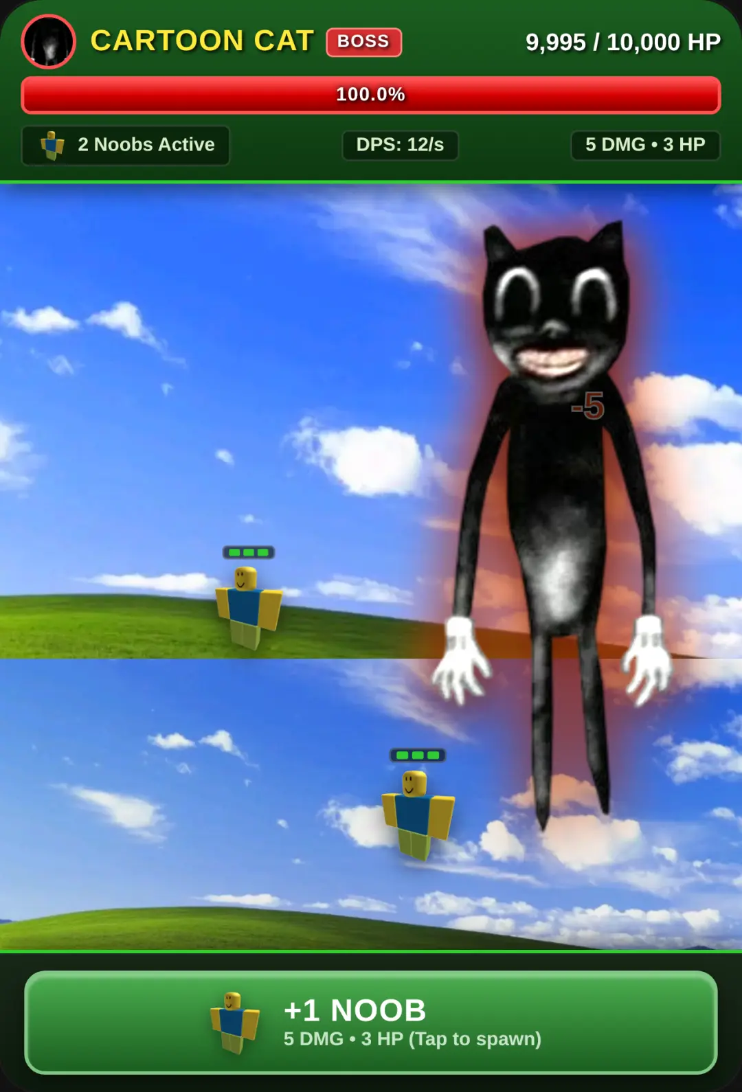 Cartoon Cat vs Roblox Noobs cover
