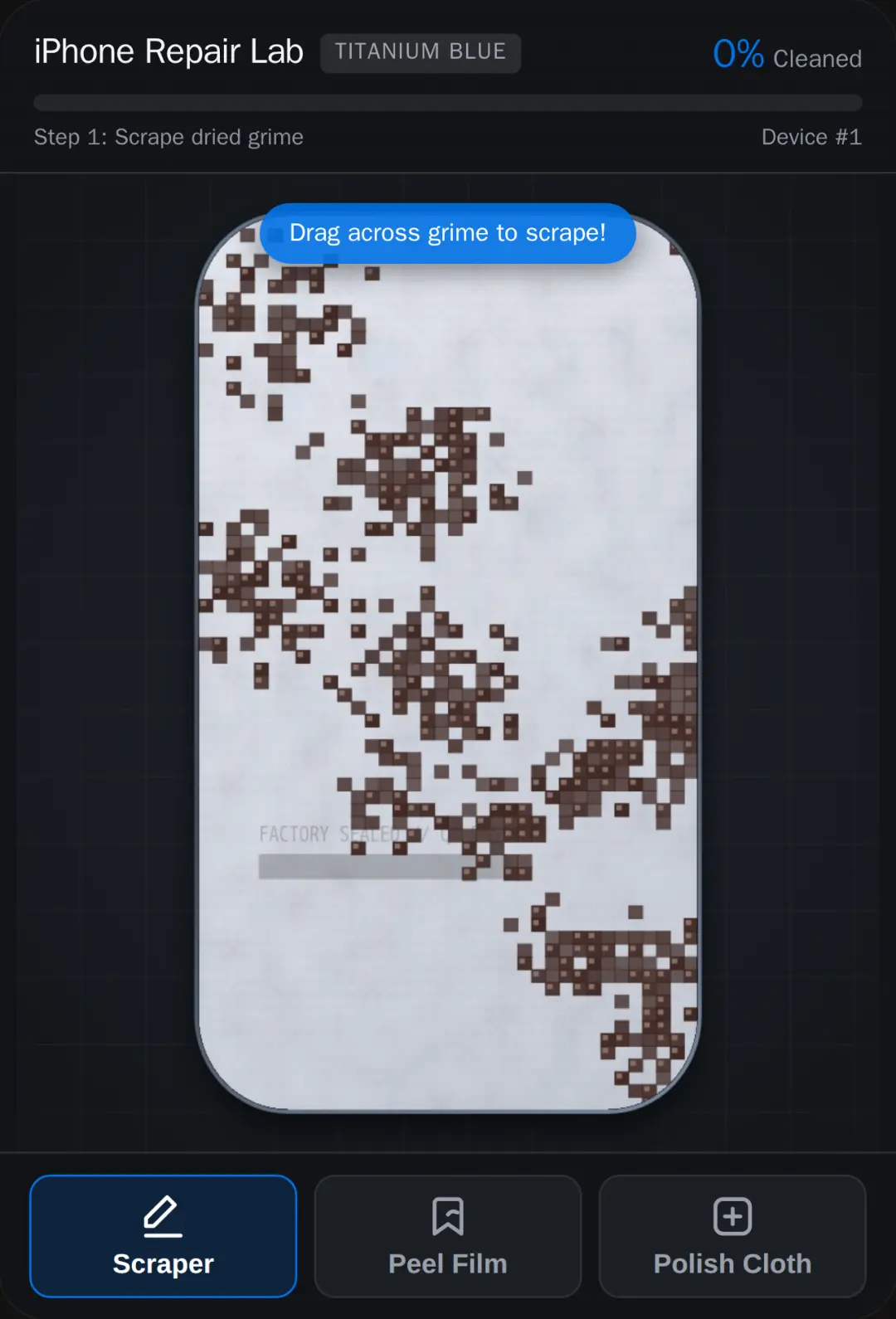 iPhone Grime & Peel Restoration cover