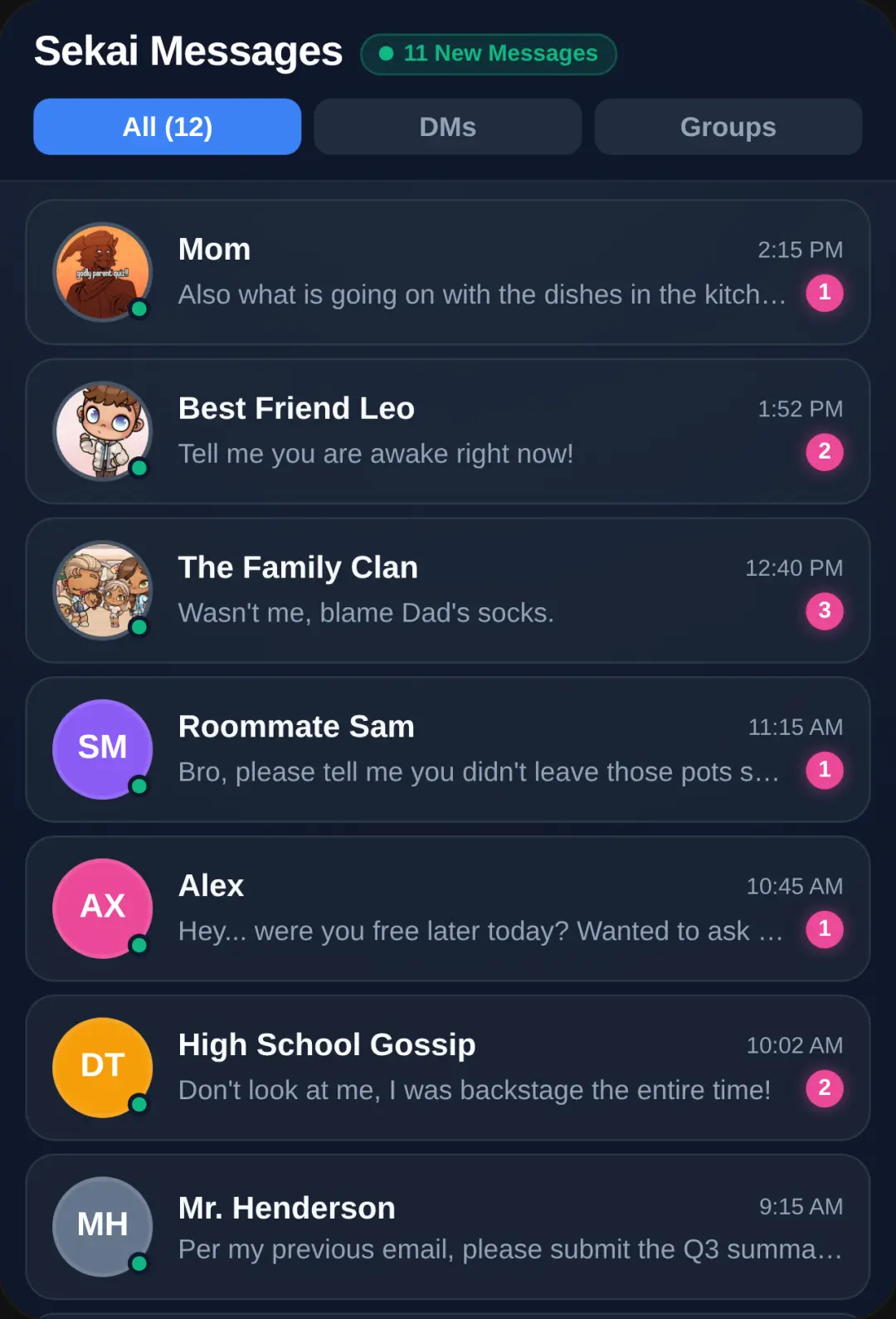 Sekai Chat Simulator cover
