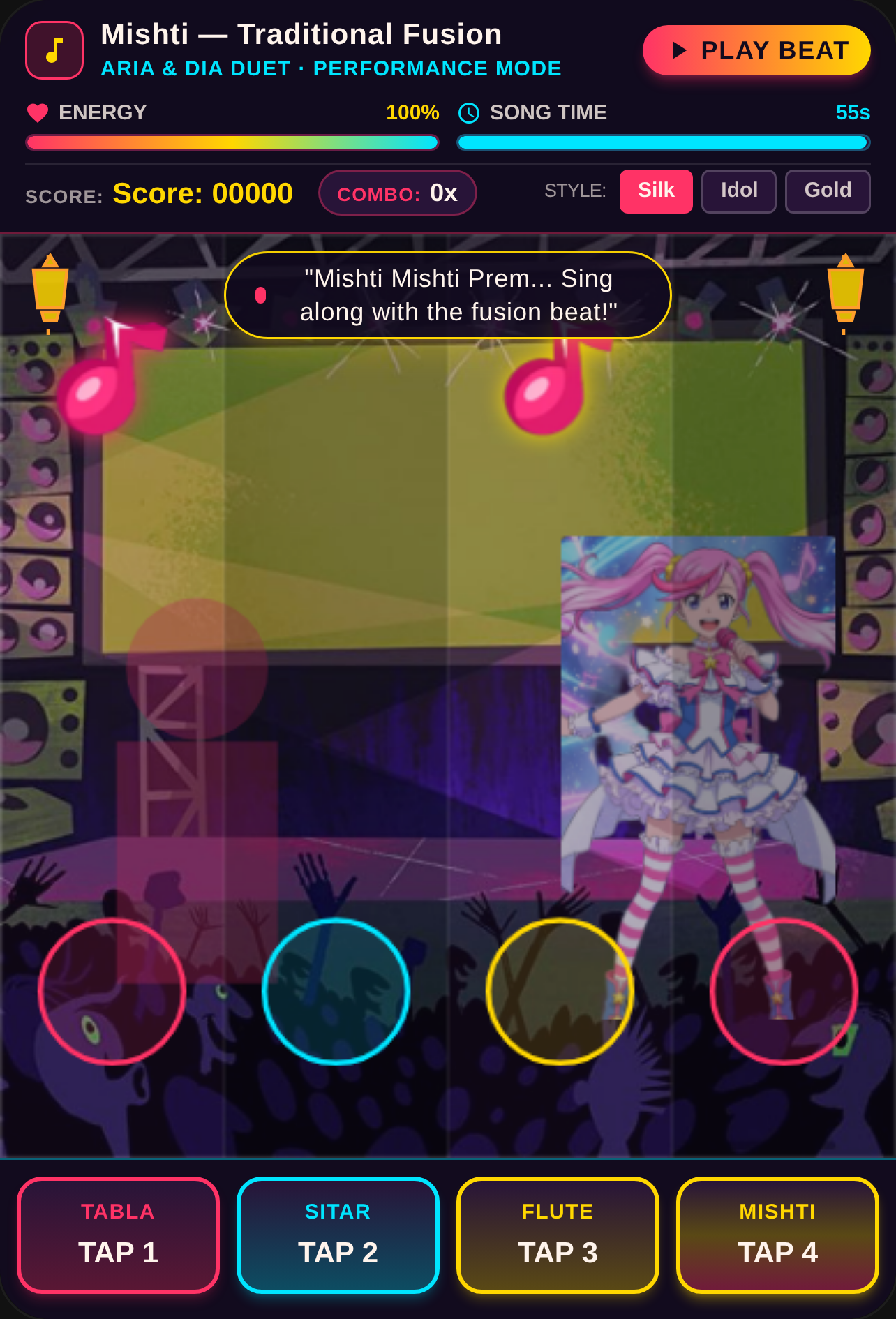 Mishti: Traditional Fusion Idol Stage cover