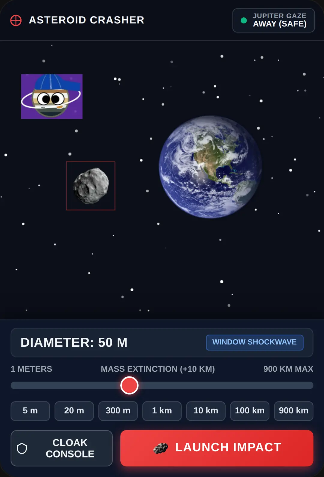Asteroid Crasher Simulator cover