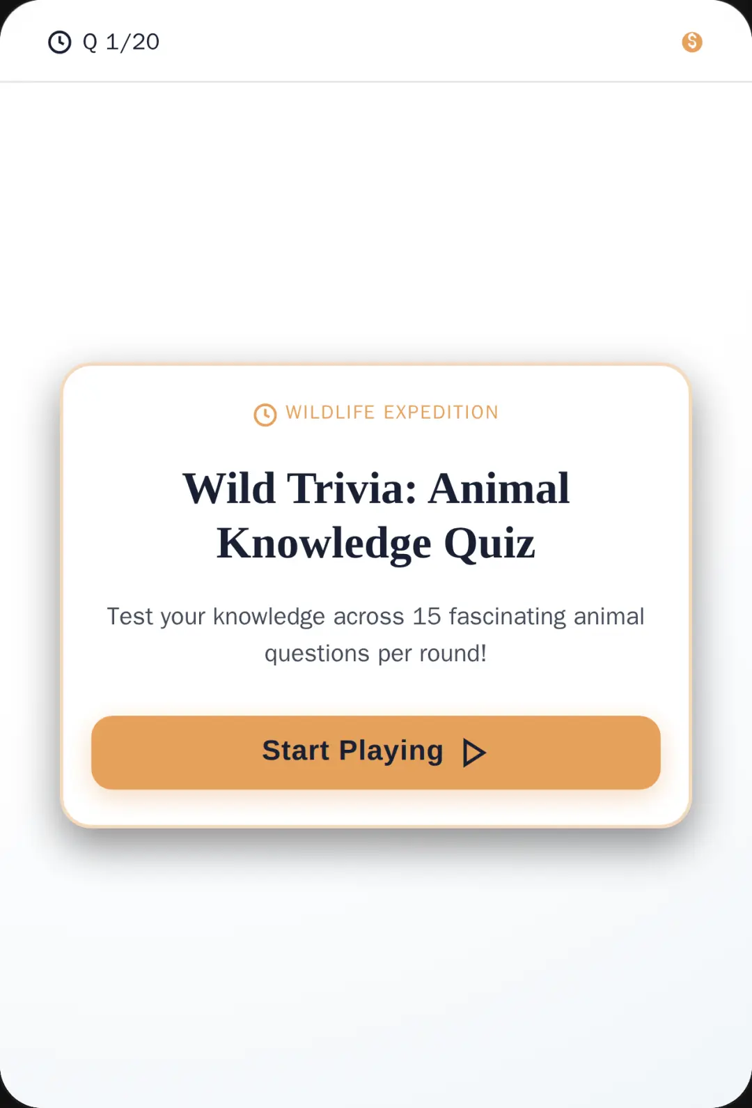 Wild Trivia: Animal Knowledge Quiz cover