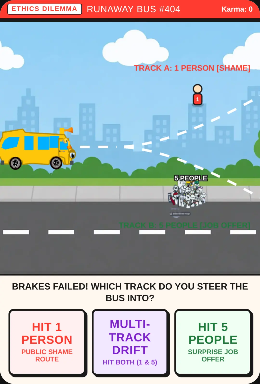 The Runaway Bus Dilemma cover