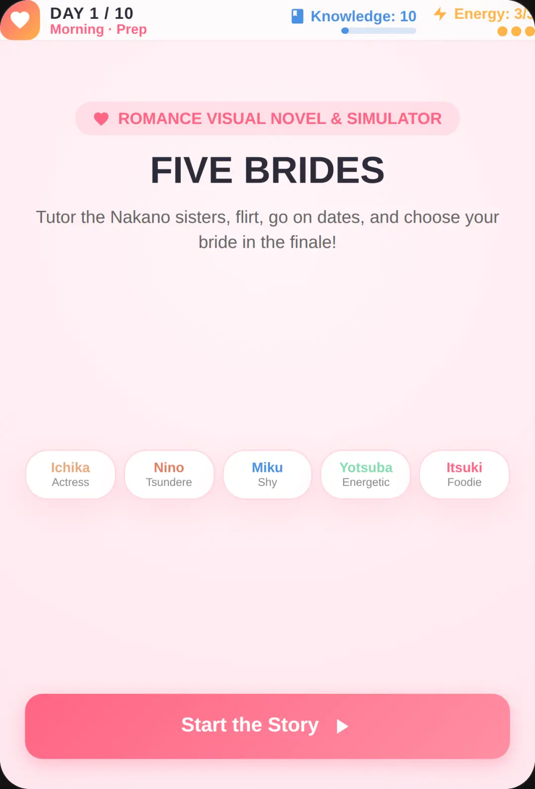Five Brides: Dating & Study Simulator cover