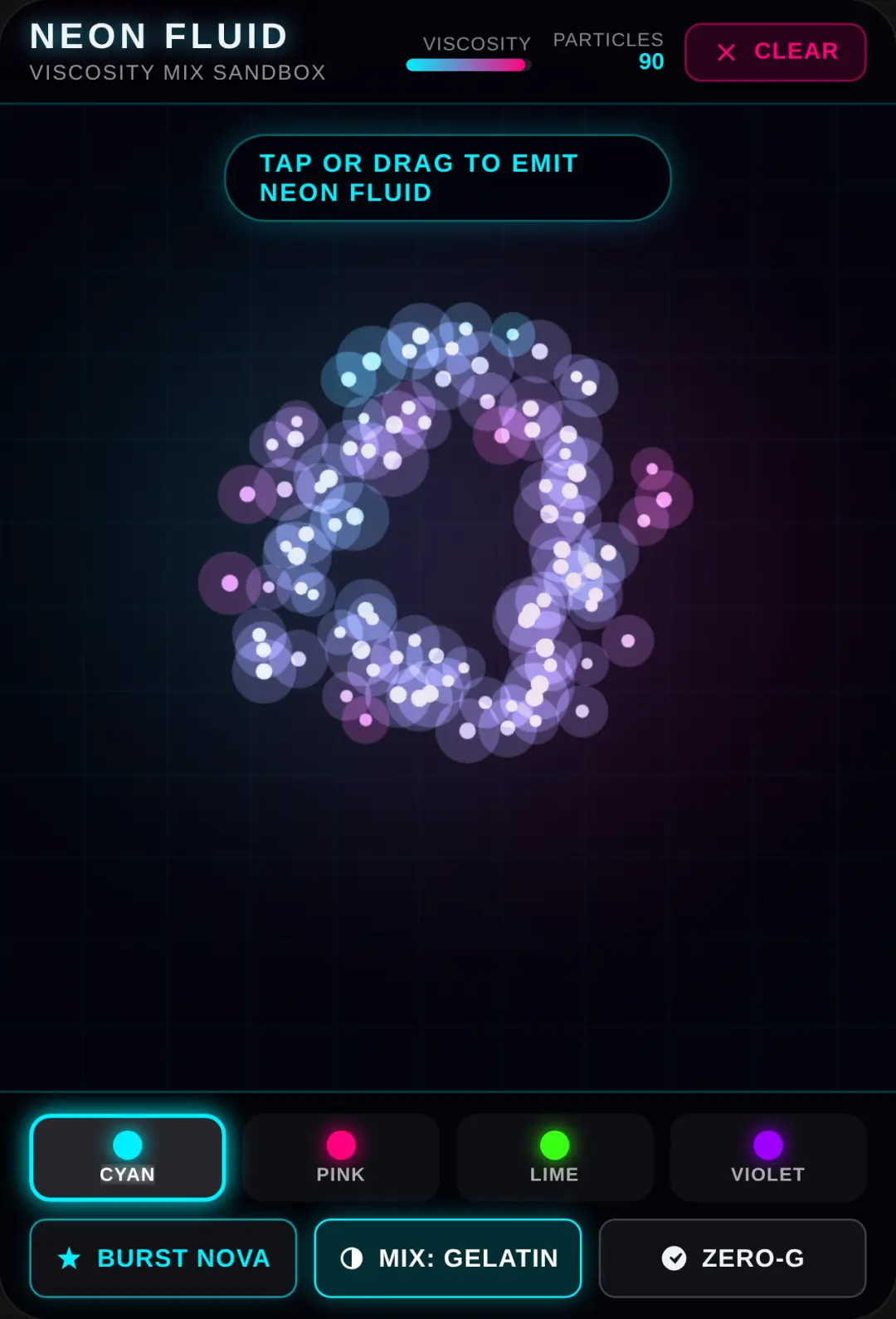 Neon Fluid Sandbox cover