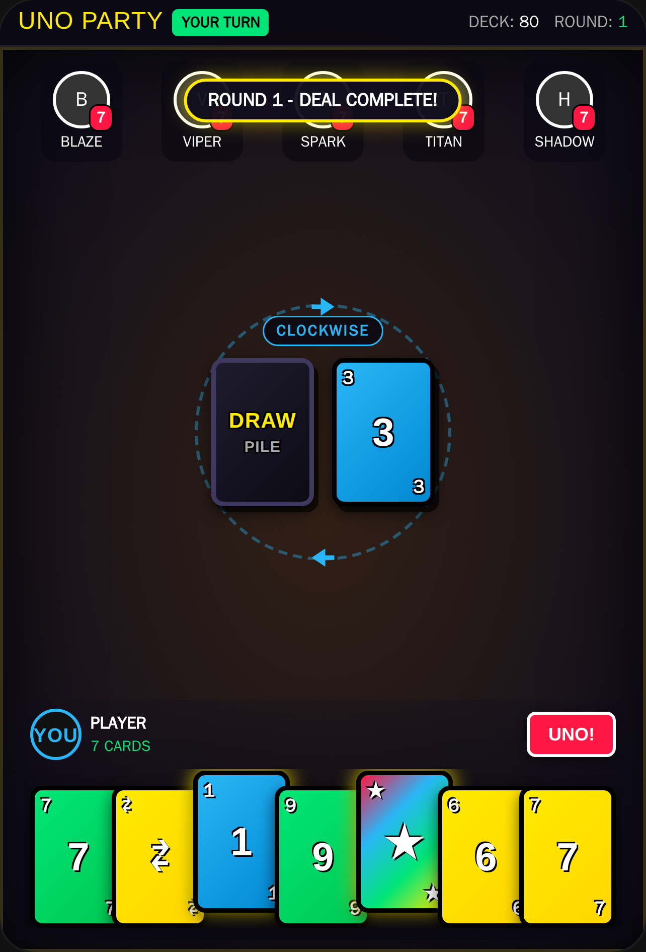 Uno Party: Mega Battle cover