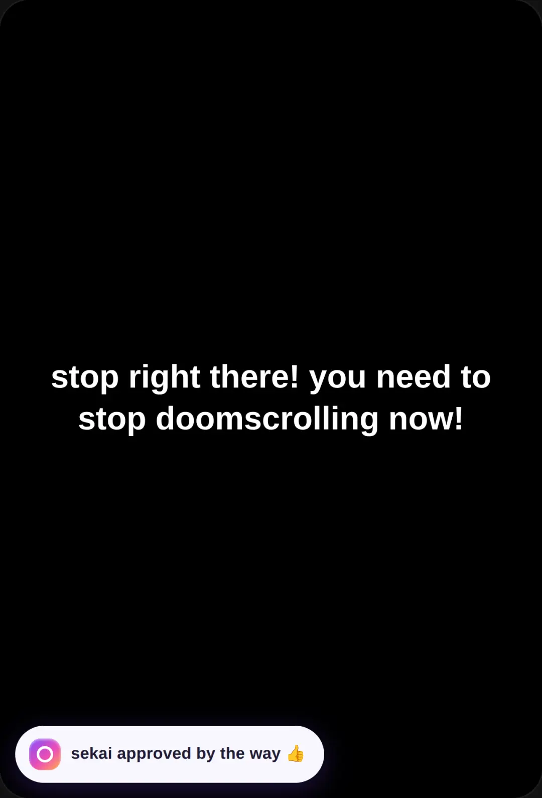 stop doomscrolling! cover