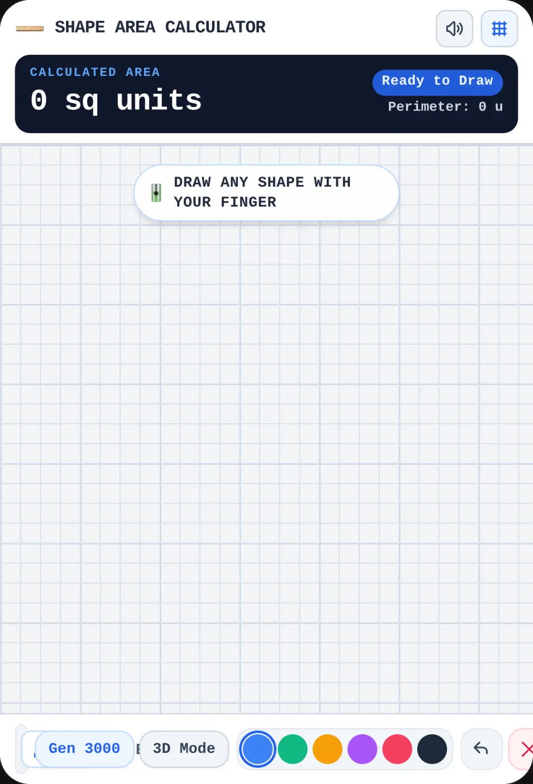 Shape Area Sketchpad cover