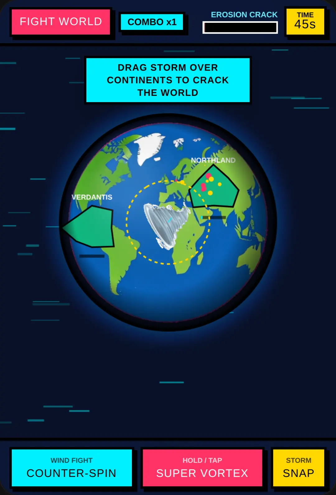 Earth vs. Storm: Fight World cover