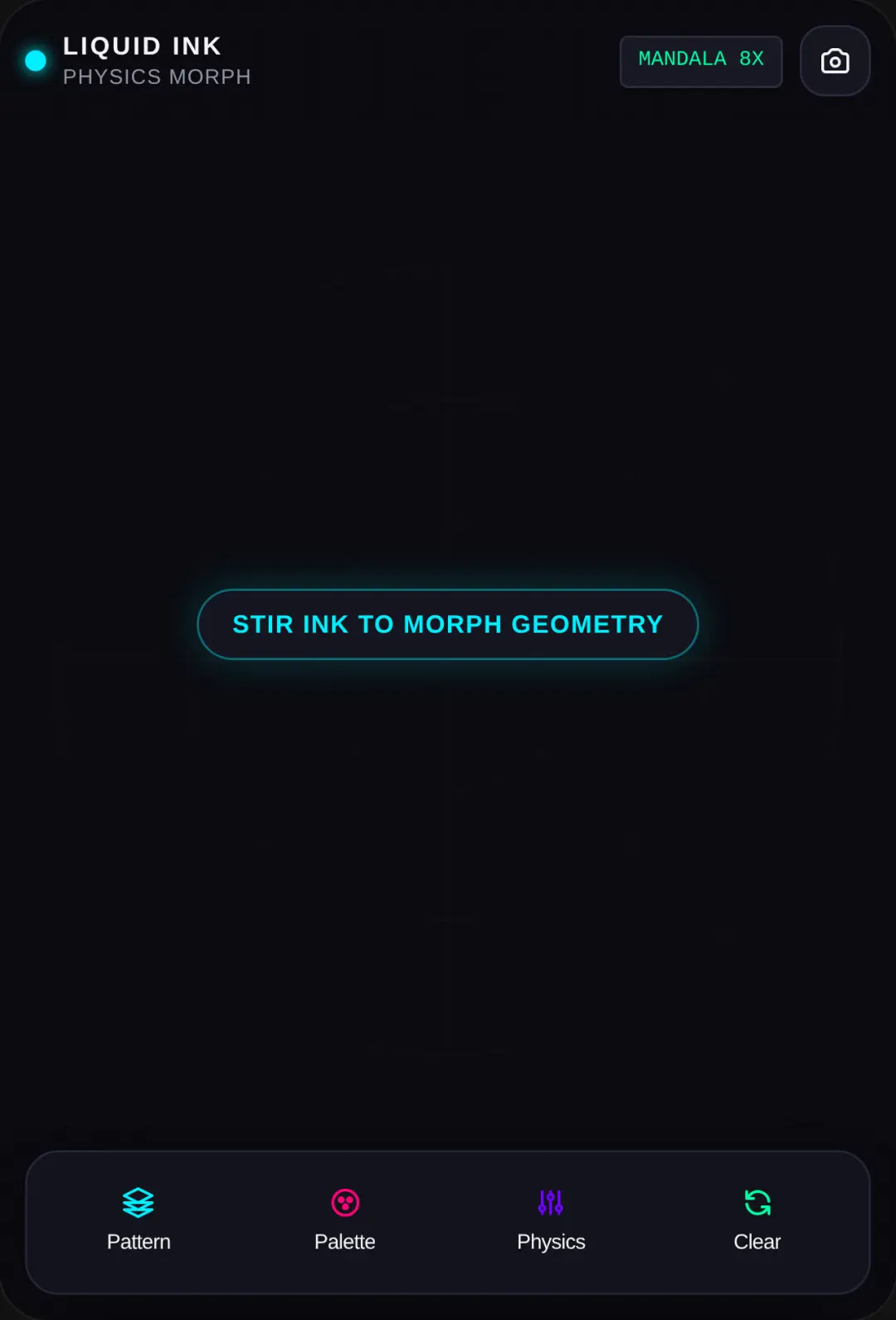 Liquid Ink - Geometric Physics Simulation cover