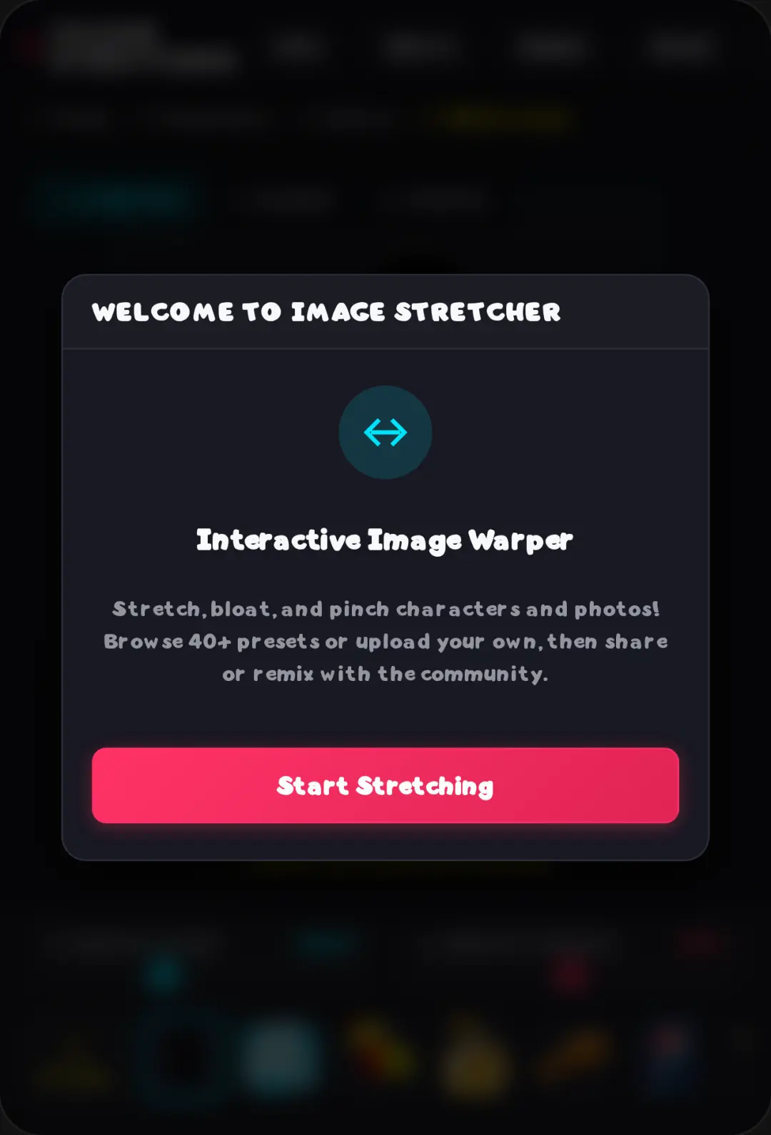 Image Stretcher cover