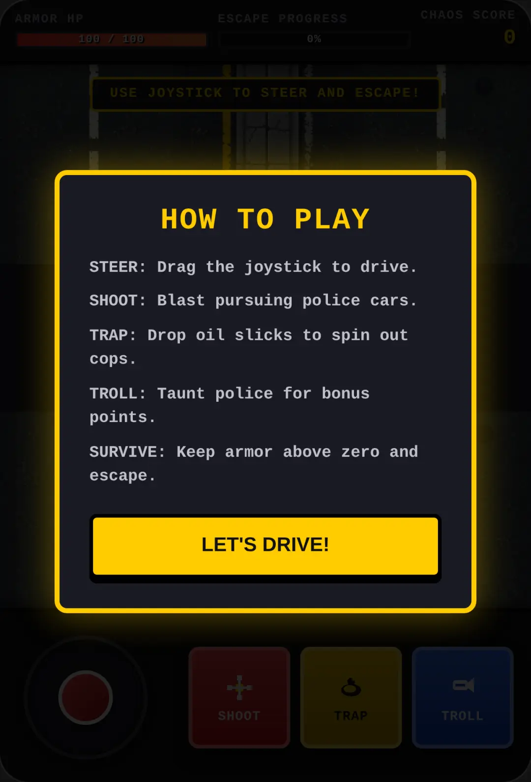 Pixel Chase: Cop Troll cover