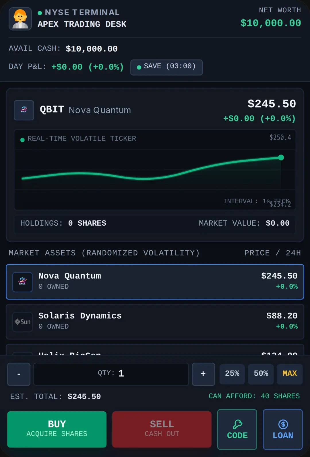 Apex Trader: 3-Hour Debt Run cover