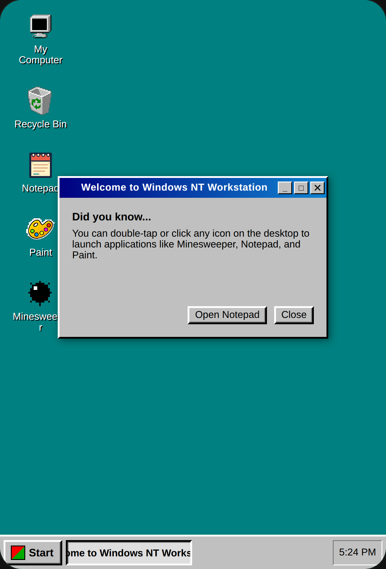 Windows NT Workstation 7.6.5 cover