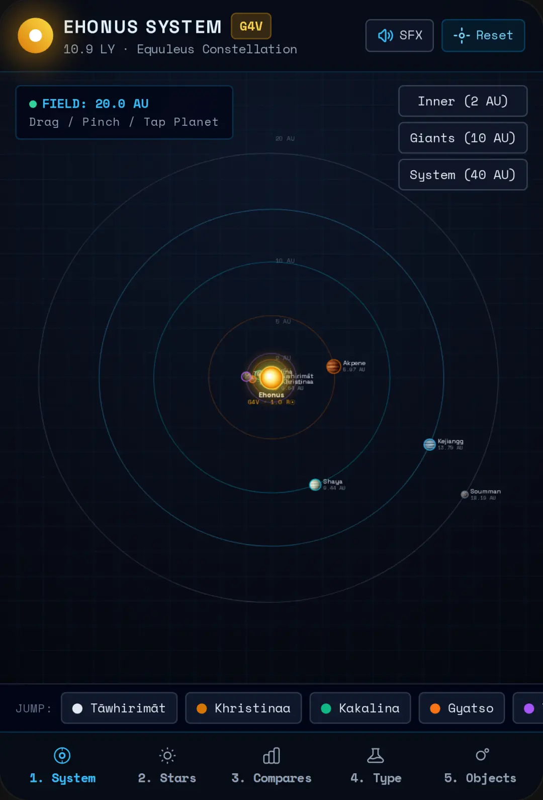Ehonus Star System Explorer cover