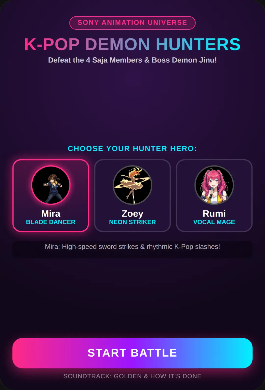 K-Pop Demon Hunter: Showdown cover