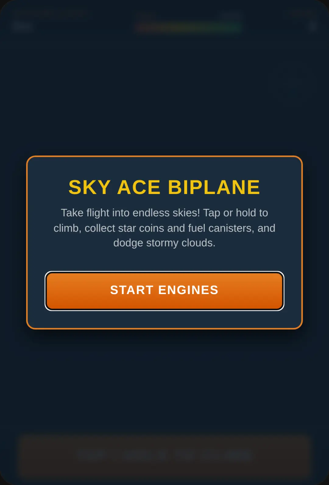 Sky Ace Biplane cover