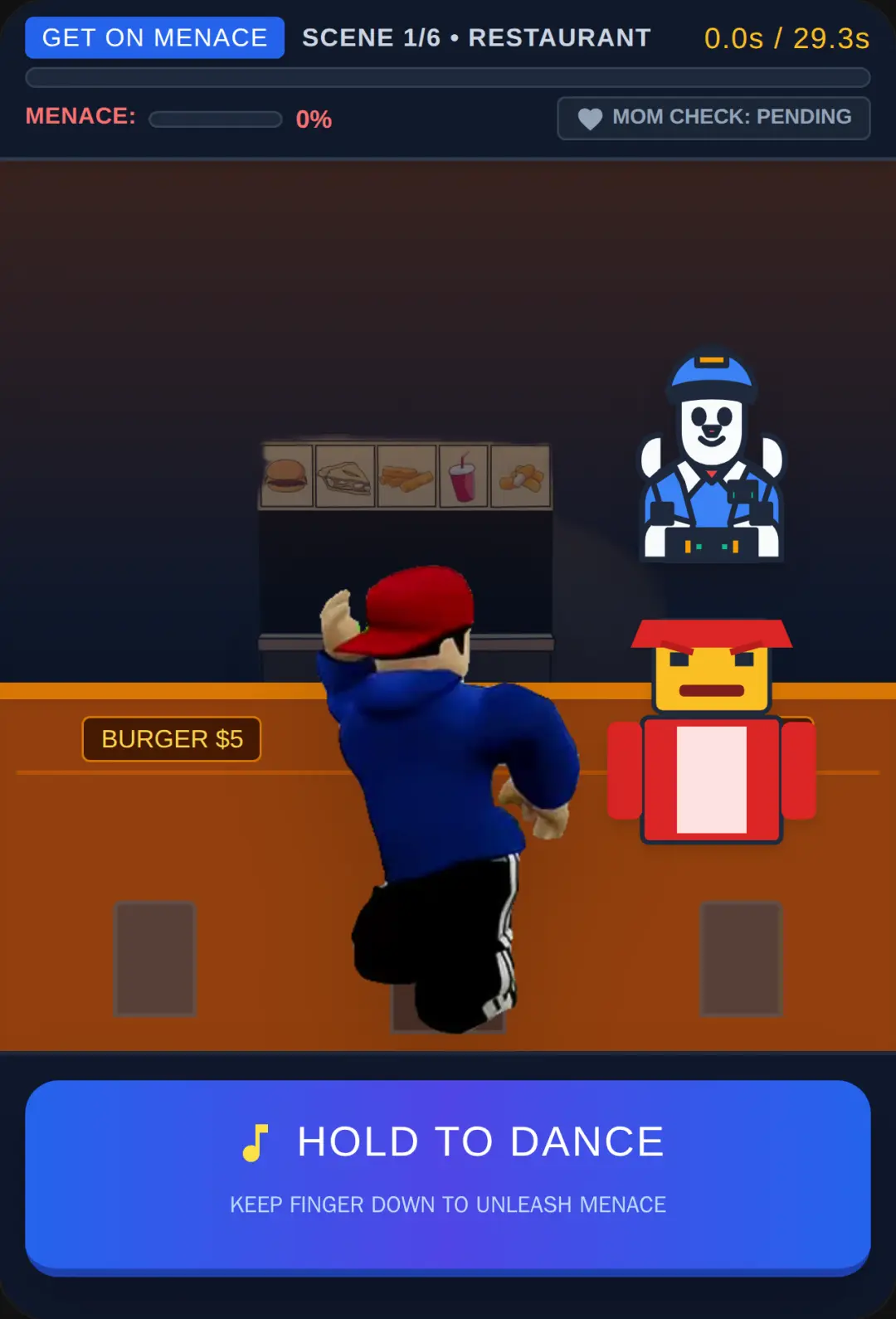 Roblox Song Prank: Get On Menace cover