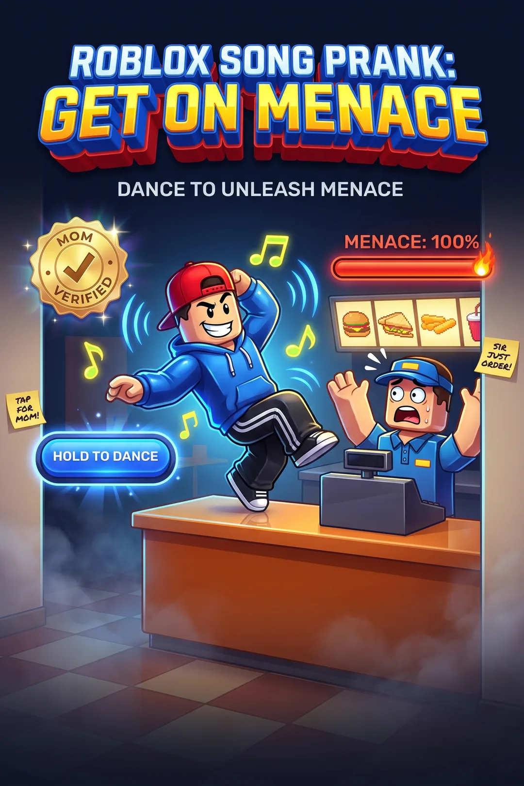 Roblox Song Prank: Get On Menace