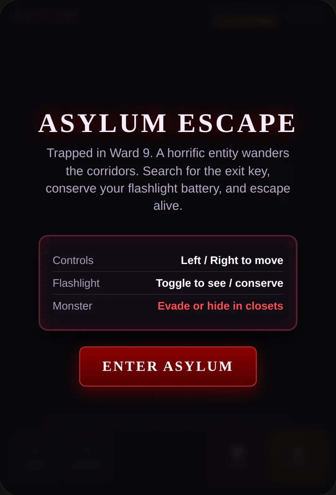 Asylum Escape cover
