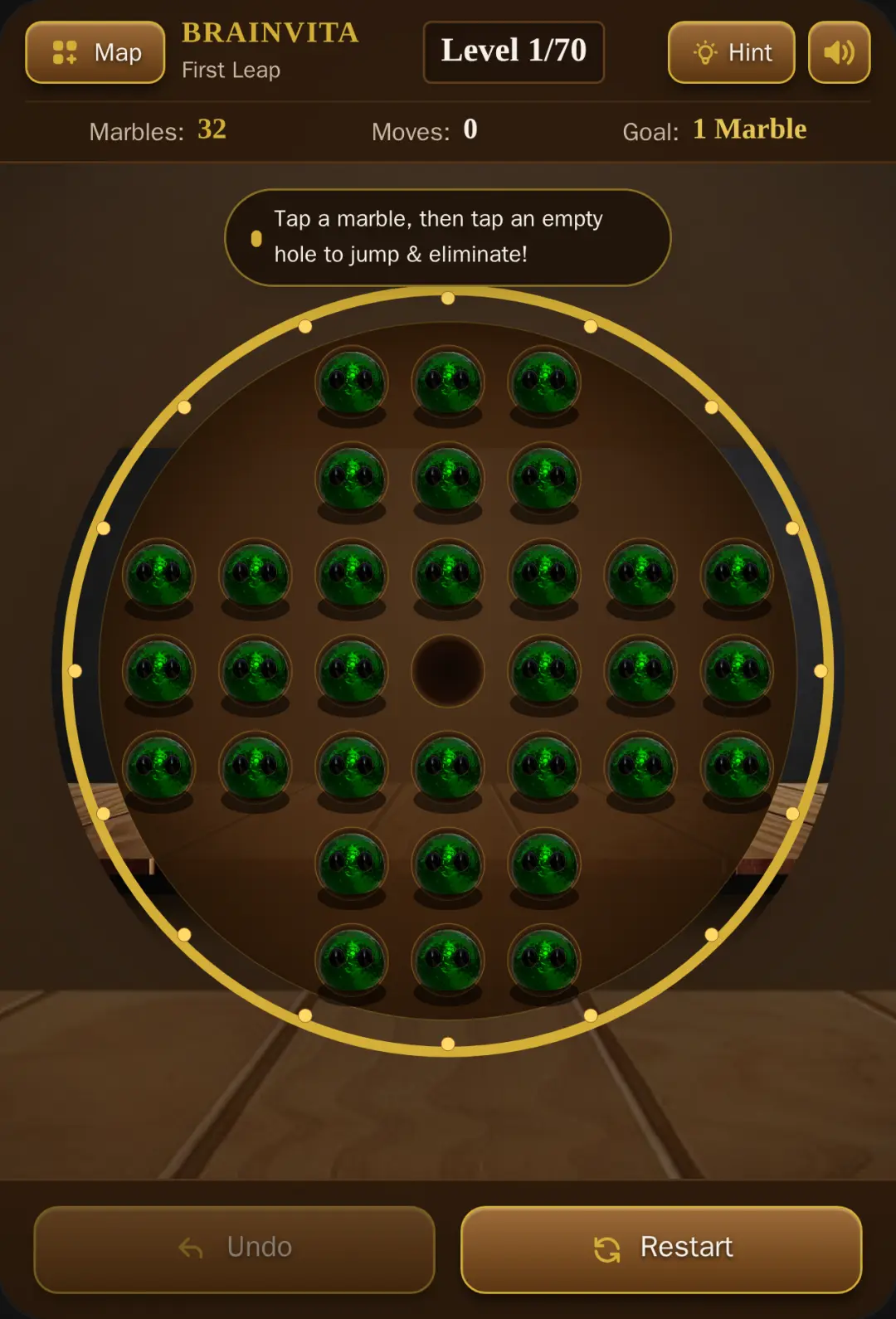Brainvita - 70 Levels cover