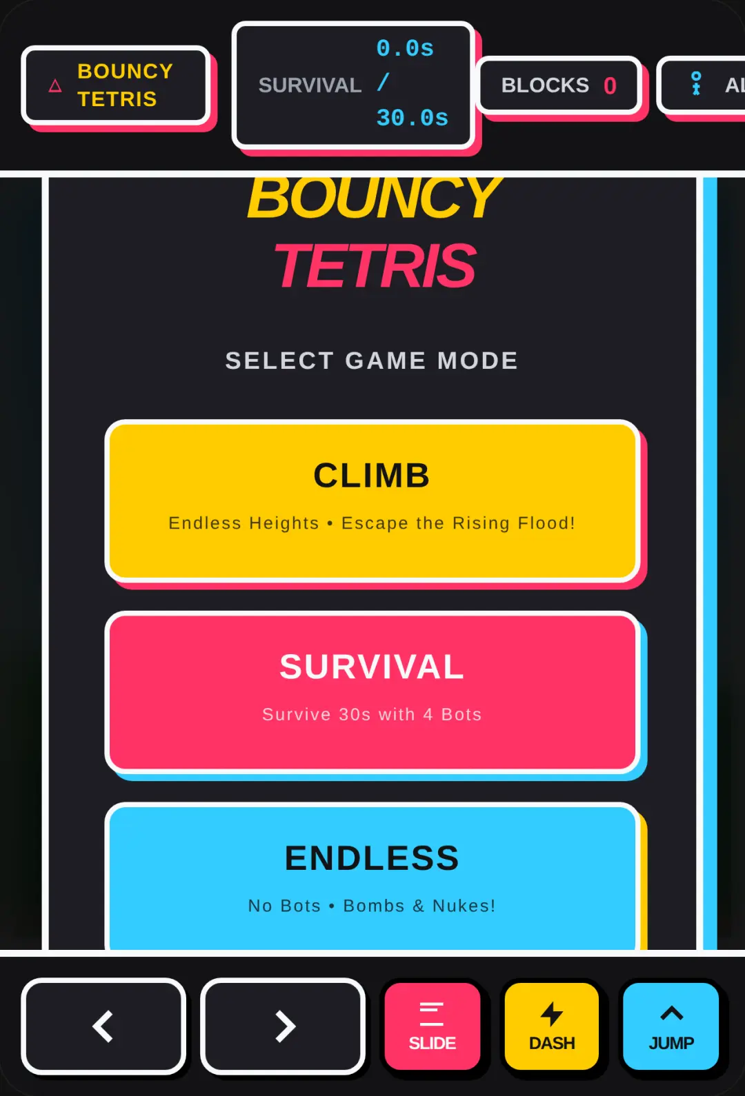 Bouncy Tetris Stickman Survival cover